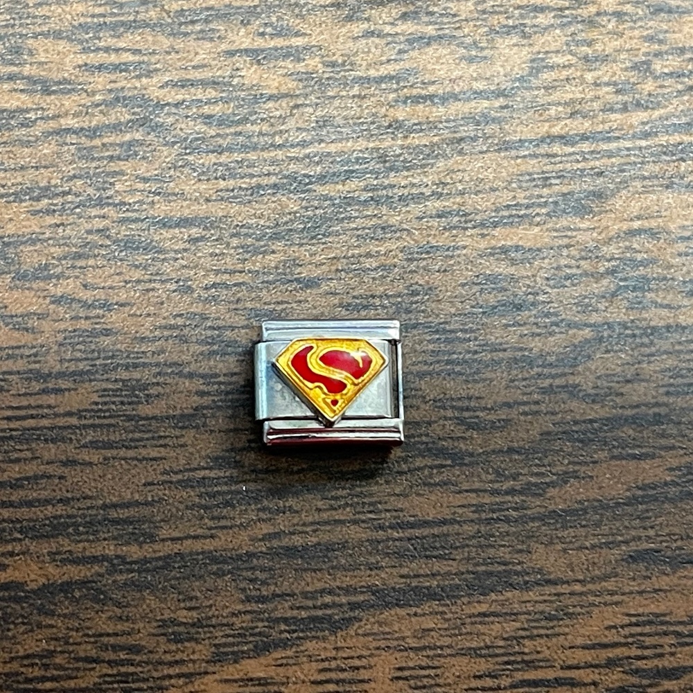 Superman 9mm Italian Charm Brand New